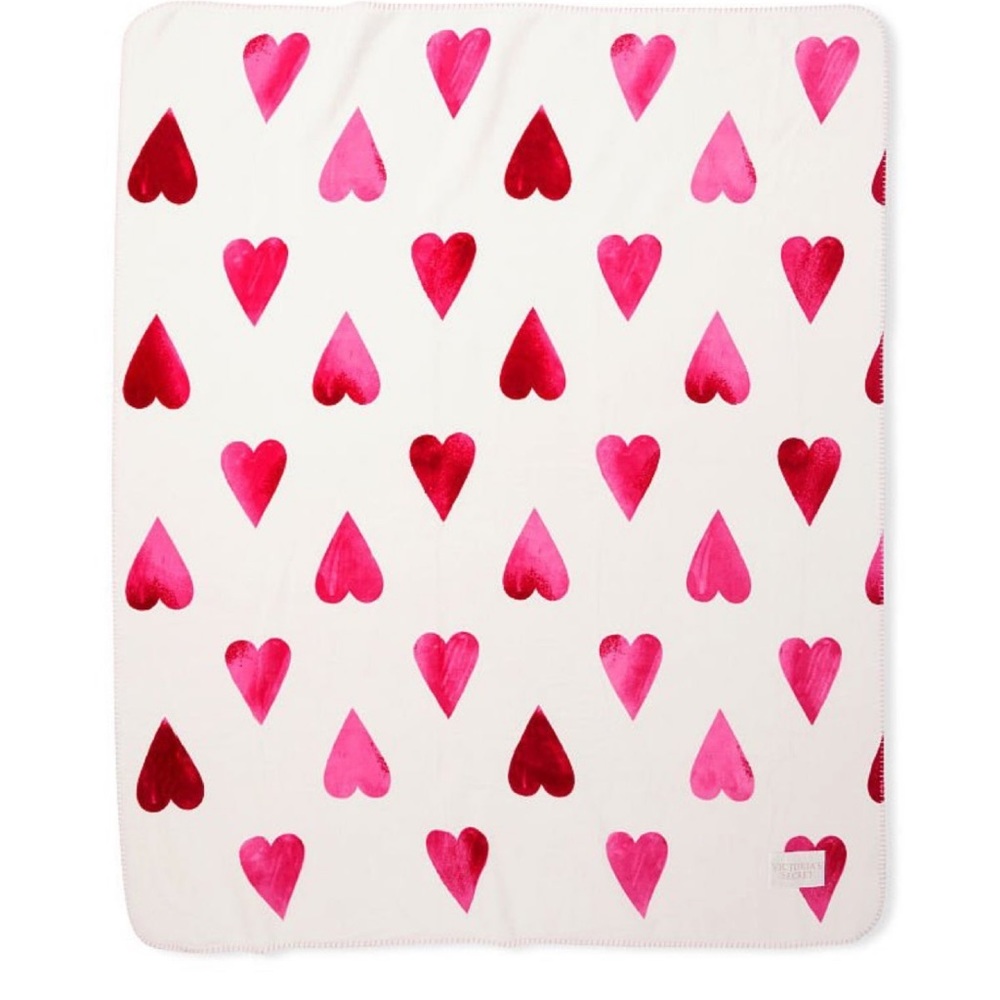 ♥️Victoria secret heart Sherpa blanket
